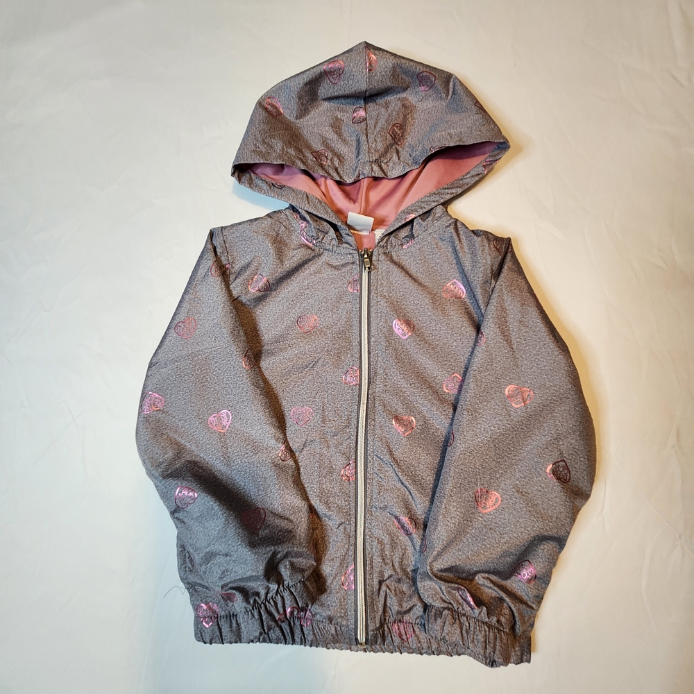 Body Glove‎ Branded  Gray Jacket with Pink Lining and Heart Details